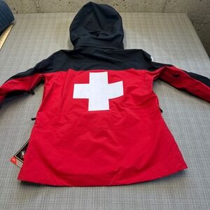 New Marmot Ski Patrol Jacket Large Gore-Tex Pro Red Black Snowboard Rescue Cross